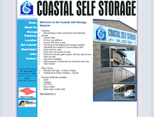 Tablet Screenshot of coastalstorage.com.au